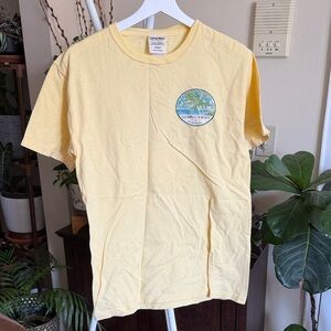 Comfort Wash Hanes Yellow Short Sleeve Tee